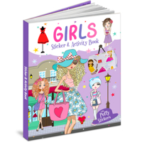 Girls Sticker & Activity Book - Puffy Stickers 9376896785 Book Cover