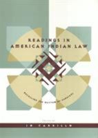 Readings in American Indian Law: Recalling the Rhythm of Survival 1566395828 Book Cover