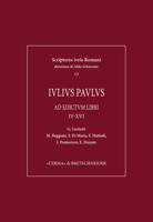 Iulius Paulus: Ad Edictum Libri IV-XVI 889132535X Book Cover