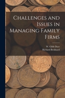 Challenges and issues in managing family firms 1017738327 Book Cover