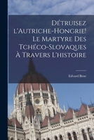 Détruisez l'Autriche-Hongrie! Le martyre des Tchéco-Slovaques à travers l'histoire 1017466378 Book Cover