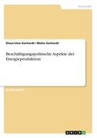 Beschäftigungspolitische Aspekte der Energieproduktion (German Edition) 334604758X Book Cover