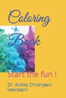 Coloring Book: Start the fun ! B09HFVCVFT Book Cover
