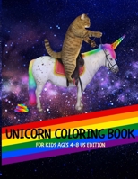 Unicorn Coloring Book for Girls Ages 4 to 8 US EDITION: Unicorn Coloring Book - Magic Paper Colouring Book - One page each for painting / drawing and B08B2V6Y4Q Book Cover