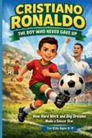 CRISTIANO RONALDO THE BOY WHO NEVER GAVE UP: How Hard Work and Big Dreams Made a Soccer Star For Kids Ages 4-9 B0GBYCJMB1 Book Cover