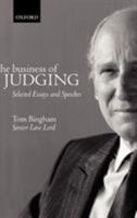The Business of Judging: Selected Essays and Speeches 0198299125 Book Cover
