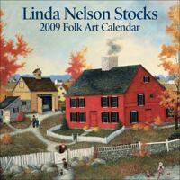 Linda Nelson Stocks Folk Art: 2009 Mini Wall Calendar 0740774433 Book Cover