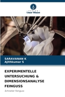 Experimentelle Untersuchung & Dimensionsanalyse Feinguss (German Edition) 6209514049 Book Cover