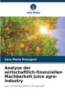 Analyse der wirtschaftlich-finanziellen Machbarkeit Juice agro-industry: Agro-Industrieprojekt für Orangensaft 6206053520 Book Cover