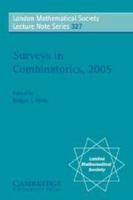 Surveys in Combinatorics 2005 0521615232 Book Cover