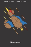 Kiwivogel und Kiwifrucht fliegen gemeinsam wie Superhelden Notizbuch: Punkteraster Notizbuch f�r Tierfreunde des flugunf�higen Laufvogels aus Neuseeland 1671523741 Book Cover