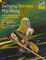 Swinging Baroque Play-Along: Flute (Schott Master Play-along Series) 1902455991 Book Cover