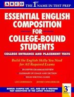 Essential English Composition for College-Bound Students: Arco 0671864017 Book Cover
