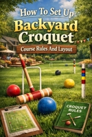 How To Set Up Backyard Croquet: Course Rules And Layout B0GKY1Z3H2 Book Cover