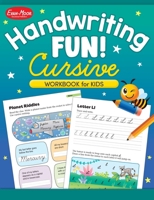 Handwriting FUN! Cursive, Cursive Writing, Cursive Letters, Cursive Text, Activity Book, Line Tracing, Penmanship, Silly Sentences, Riddles, Rhymes, Puzzles (Handwriting Workbooks) 1645144100 Book Cover