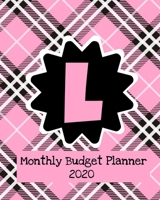 Monthly Budget Planner 2020: Income & Expenses Tracker 1707989540 Book Cover