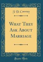 What they ask about marriage B0007HPOGG Book Cover