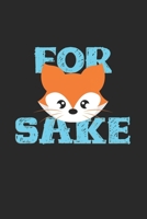 For sake: 6x9 Fox - dotgrid - dot grid paper - notebook - notes 1693164574 Book Cover