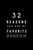 32 Reasons You Are My Favorite Person: Fill In Prompted Memory Book 1705467636 Book Cover