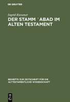 Der Stamm ‛abad Im Alten Testament 3110072602 Book Cover