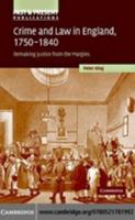 Crime and Law in England, 1750-1840 0521129540 Book Cover