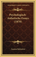 Psychologisch-ästhetische Essays. 1160232938 Book Cover