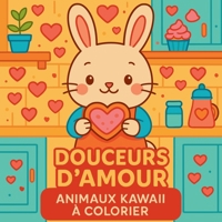 Douceurs d'amour - Animaux kawaii à colorier (French Edition) 4938793989 Book Cover