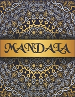 MANDALA: Coloring book mandala for adults / Large paper (8.5 × 11 in) / 50 Different Mandalas B092467BW1 Book Cover