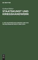 Die Hauptmchte Europas Und Das Wilhelminische Reich (1890-1914) 3486457535 Book Cover