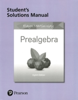 Student Solutions Manual for Prealgebra 0134708865 Book Cover