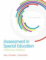 Assessment In Special Education: A Practical Approach 0205416438 Book Cover
