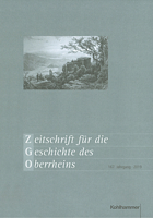 Zeitschrift Fur Die Geschichte Des Oberrheins: 167. Jahrgang (2019) 317035356X Book Cover