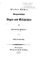 Sieben B�cher Morgenl�ndischer Sagen Und Geschichten 1530500648 Book Cover