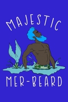 Majestic Mer Beard: Comic Book Notebook Paper 1088682170 Book Cover