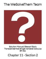 Solution Manual: Stewart Early Transcendentals Single Variable Calculus 8th Ed.: Chapter 11 - Section 2 1717870783 Book Cover