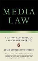 Media Law 0140247696 Book Cover