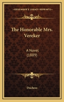 The Honble. Mrs. Vereker 1240874588 Book Cover