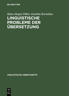 Linguistische Probleme Der Ubersetzung 3484400781 Book Cover