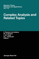 Complex Analysis and Related Topics 3034897340 Book Cover