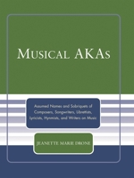 Musical AKAs: Assumed Names and Sobriquets of Composers, Songwriters, Librettists, Lyricists, Hymnists and Writers on Music 0810857391 Book Cover