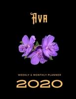 2020 Weekly & Monthly Planner: Ava...This Beautiful Planner is for You-Reach Your Goals / Journal for Women & Teen Girls / Dreams Tracker & Goals ... Agenda Schedule Organizer / 8,5 x 11 inch 1712944045 Book Cover