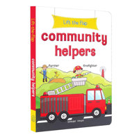 Lift the Flap - Community Helpers : Early Learning Novelty Board Book For Children 9389178851 Book Cover