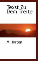 Texst Zu Dem Treite 0530930110 Book Cover