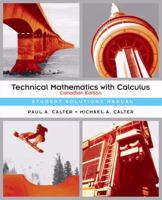 Student Solutions Manual to Accompany Technical Mathematics, Canadian Edition 0470157801 Book Cover