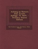 Anhang Zu Homers Ilias 0274708922 Book Cover