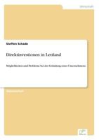 Direktinvestionen in Lettland 3838659163 Book Cover