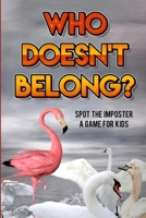 Who Doesn't Belong?: Spot the Imposter, a Game for Kids 1687357498 Book Cover