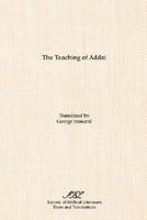 The Teaching of Addai 0891304908 Book Cover