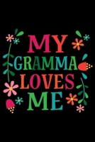 My Gramma Loves Me Notebook: Blank Lined Notebook Journal for Work, School, Office 6x9 110 page 1676814639 Book Cover