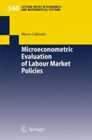 Microeconometric Evaluation of Labour Market Policies 3540287078 Book Cover